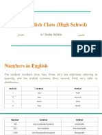 Numbers in English - Fun English Class