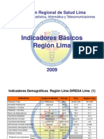 Indicadores Lima Provincias