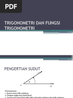 TRIGONOMETRI DAN FUNGSI TRIGONOMETRI (Sampe Identitas)