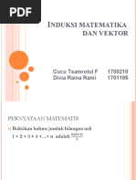 Induksi Matematika & Vektor