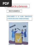 Acordeón de La Democracia: Proyecto Humanístico 6