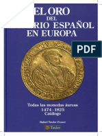 El Oro Del Imperio Español en Europa de Rafael Tauler Fresser