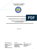 Eia Report For Kpa Dredging