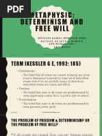 Determinism and Free Will