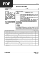 Skills Checklist: Prelim Period: Legend On Level Achieved