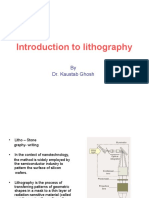 Introduction To Lithography: by Dr. Kaustab Ghosh