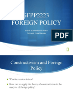 GFPP2223 Foreign Policy: School of International Studies Universiti Utara Malaysia