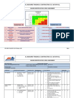 Al Musairie Trading & Contracting Co. Qatar WLL: Hazard Identification & Risk Assessment