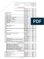 Mobil Price List