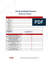 Ficha de Avaliação Funcional Postura Resportes Educacional