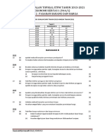 Koleksi Soalan Topikal STPM Tahun 2013-2021 EKONOMI KERTAS 1 (944/1) Tajuk 2: Pasaran Barang Dan Harga