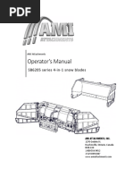SB6205 Snow Blades - Generic Manual