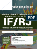 Apostila IFRJ em PDF - Técnico em Assuntos Educacionais 2021