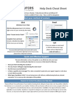 Help Desk Cheat Sheet: Select Your Method of Contact