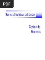 Sistemas Operativos Gestion de Procesos