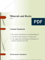 Minerals and Rocks: Lesson 6