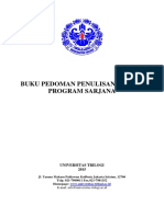 Buku Pedoman Penulisan Skripsi Trilogi R