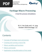 Factsage Macro Processing: A Tool For Process Simulations