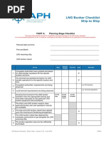 IAPH LNG Bunker Checklist Ship To Ship V3.7a - Incl - Guidelines