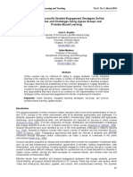 Migrating Successful Student Engagement Strategies Online: Opportunities and Challenges Using Jigsaw Groups and Problem-Based Learning