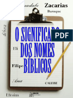 (Ebook - Evangélico) Livro Gospel - O Significado Dos Nomes Bíblicos - Naasom A. Sousa