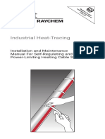 Industrial Heat-Tracing: Installation and Maintenance Manual For Self-Regulating and Power-Limiting Heating Cable Systems