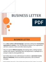 Businessletter