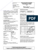 Hoja de Datos Tecnicos Trabador de Pernos 277: Velocidad de Curado Vs Sustrato