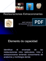 Restauraciones Extracoronarias