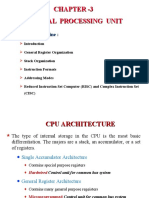 Chapter 3 Lecture 1 Central Processing Unit