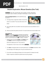 Mouse Genetics Se