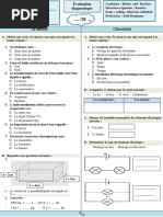 Physique Chimie 1ere Annee College Evaluation Diagnostique 1