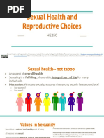 Sexual Health and Reproductive Choices