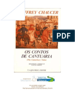 CHAUCER Geoffrey Os Contos de Canterbury COMPLETO