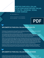 Implementasi Pancasila Dalam Pembuatan Kebijakan Negara Dalam Bidang