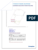 Hockey Stadium at Manjeri Lighting Design Report - Rev. 01