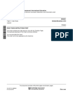 Cambridge International Advanced Subsidiary and Advanced Level