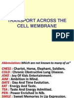 4-Transport Across Cell Membrane 4