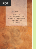 Partie 1: L'État de La Biodiversité de L'Agriculture Dans Le Secteur de L'Élevage