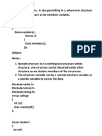 Nested Structure