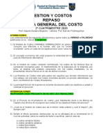 Repaso - Teoría General Del Costo - 2º 2020