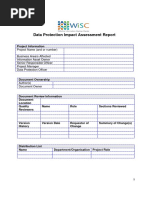 Data Protection Impact Assessment Report