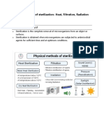 Physical Method of Sterilization