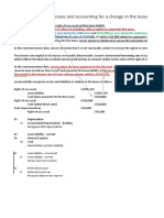 Measurement by A Lessee and Accounting For A Change in The Lease Term