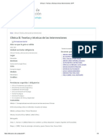 Clínica II - Teorías y Técnicas de Las Intervenciones - GUIA