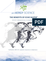 Synergy Science: The Benefits of Echo Water