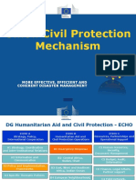 Union Civil Protection Mechanism: More Effective, Efficient and Coherent Disaster Management