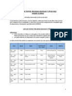 KINDER - Lista de Textos, Recursos Digitales y Utiles 2022