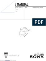 Service Manual: LCD Color TV