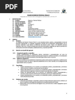 Sílabo de Derecho Procesal Penal Iii - 2021-I - G2